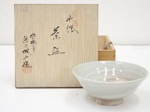 萩焼　渡辺城山造　茶碗（共箱）